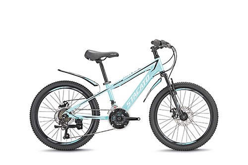 2022 스타카토 레이븐 22 알루미늄 프레임 21단 기계식 디스크 브레이크 주니어 MTB 어린이 자전거