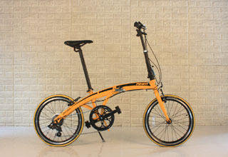 [전시상품] 20인치 접이식 자전거 ZF20-F1 3단접이식 시마노 7단기어 옐로우 색상 매장전시상품 할인판매