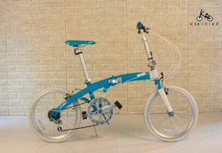 [전시상품] 에이모션 ZF20-S1 20인치 접이식자전거 7단 그립쉬프트 블루색상 매장전시상품 할인판매
